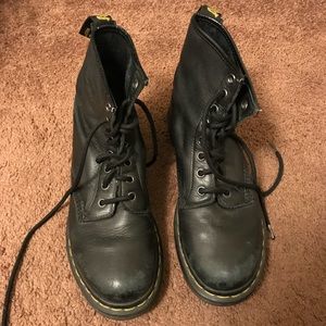 Dr. Marten Black Combat Boots